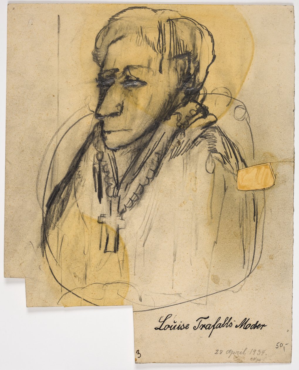 "Louise Trafalls Moder" af Christian Kongstad Petersen