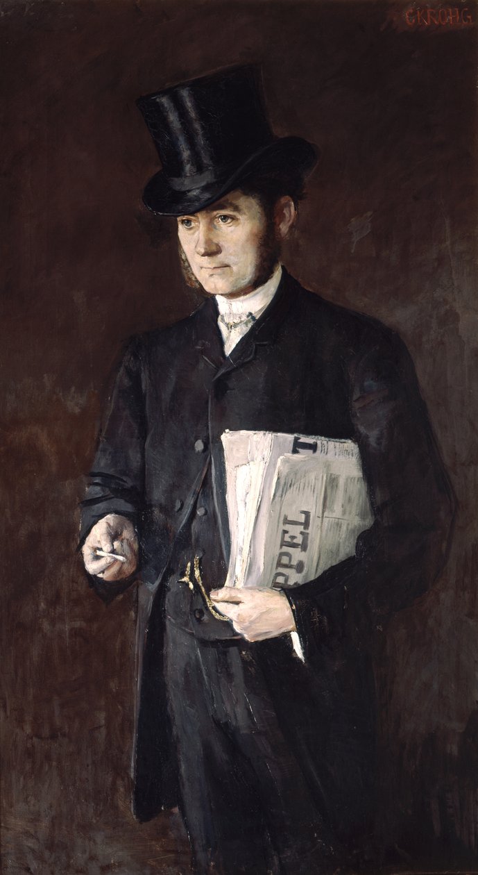 Redaktør Ola Thommessen af Christian Krohg