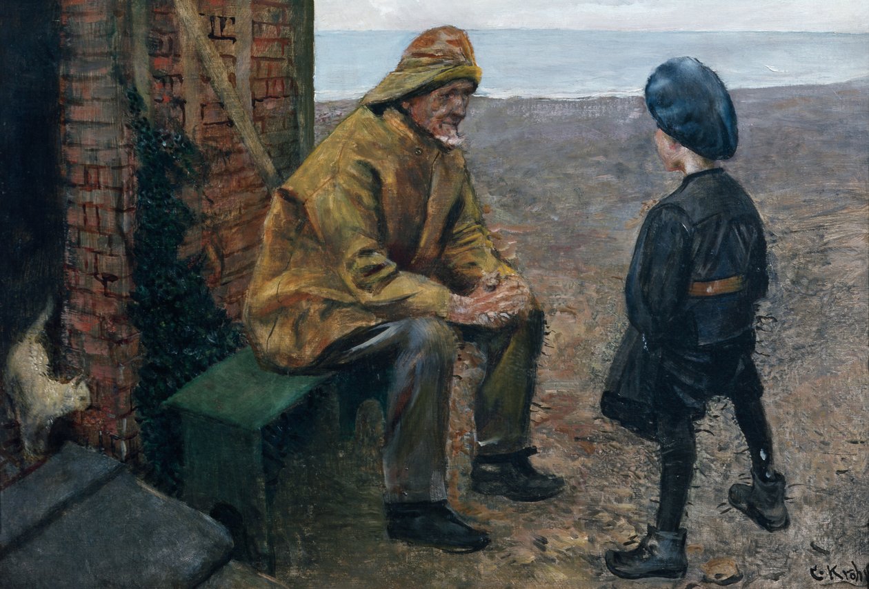 Fra Normandie, fra interview af Christian Krohg