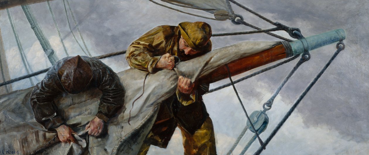 Rev i sejlene af Christian Krohg