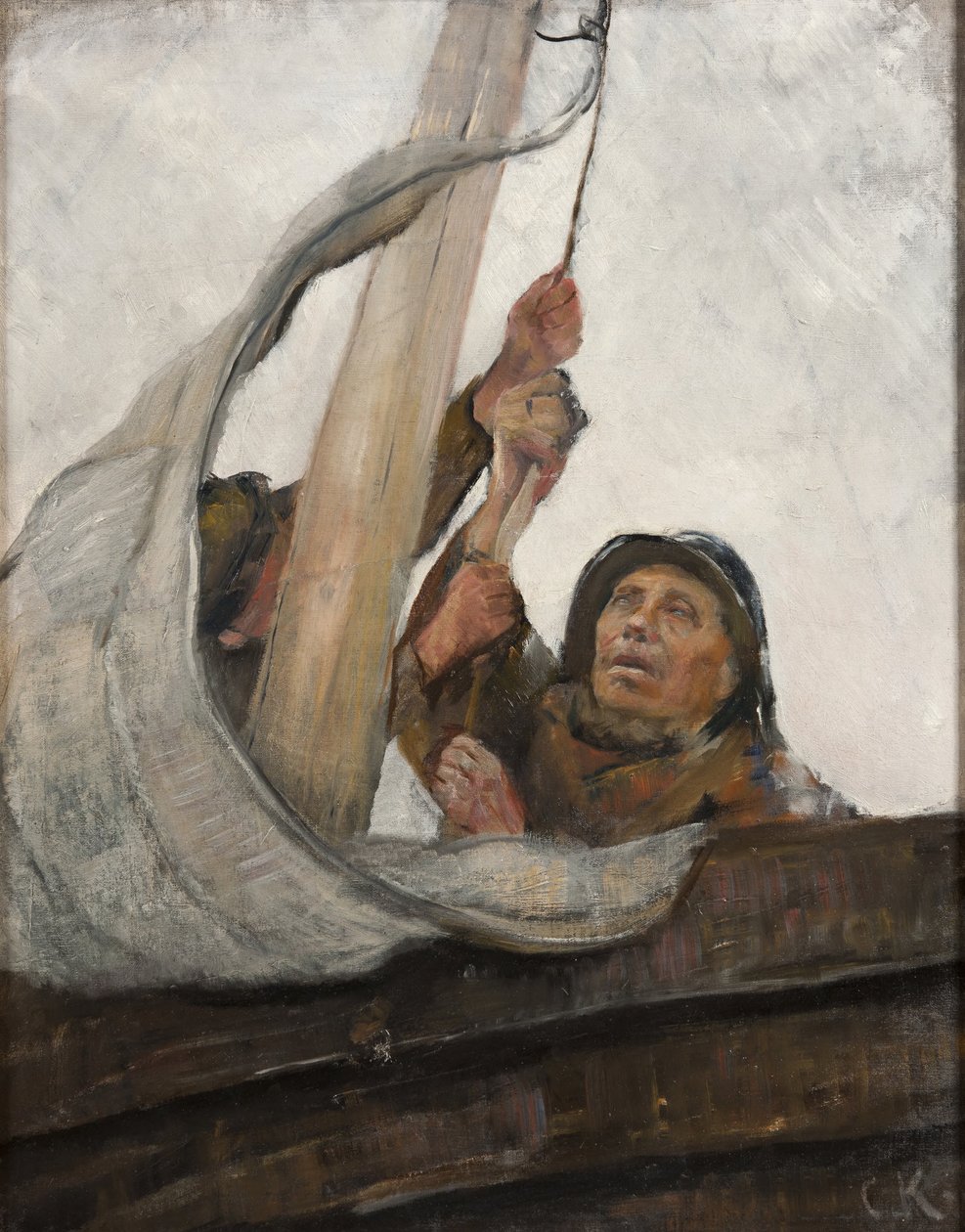 Vi sætter sejl af Christian Krohg