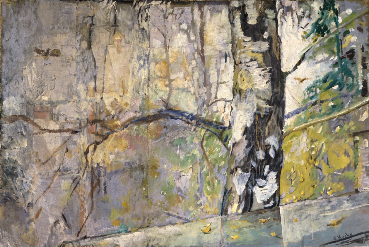 Forår i Halfdan Svartes gaden (Oslo) af Christian Krohg