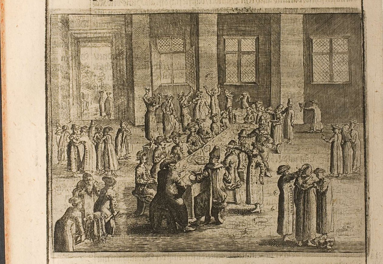Bryllupsillustrationen fra rejser til den store hertug af Muscovy og kongen af Persien af Adam af Christian Lorenzen Rothgiesser