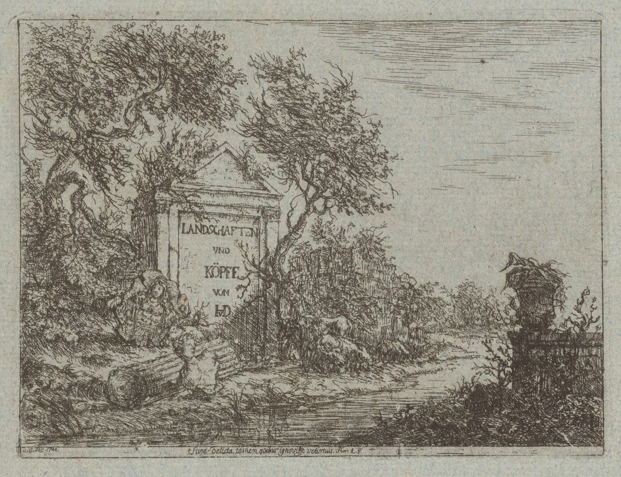 Landskaber og hoveder af Christian Ludwig von Hagedorn