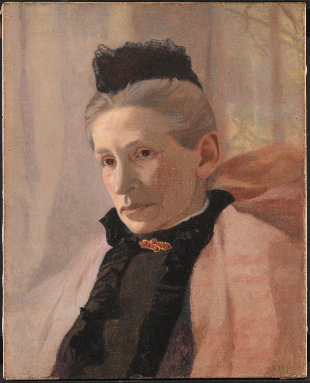 Frederikke von Scholten, født Arendrup, Kunstnerens Svigermoder af Christian Mourier Petersen