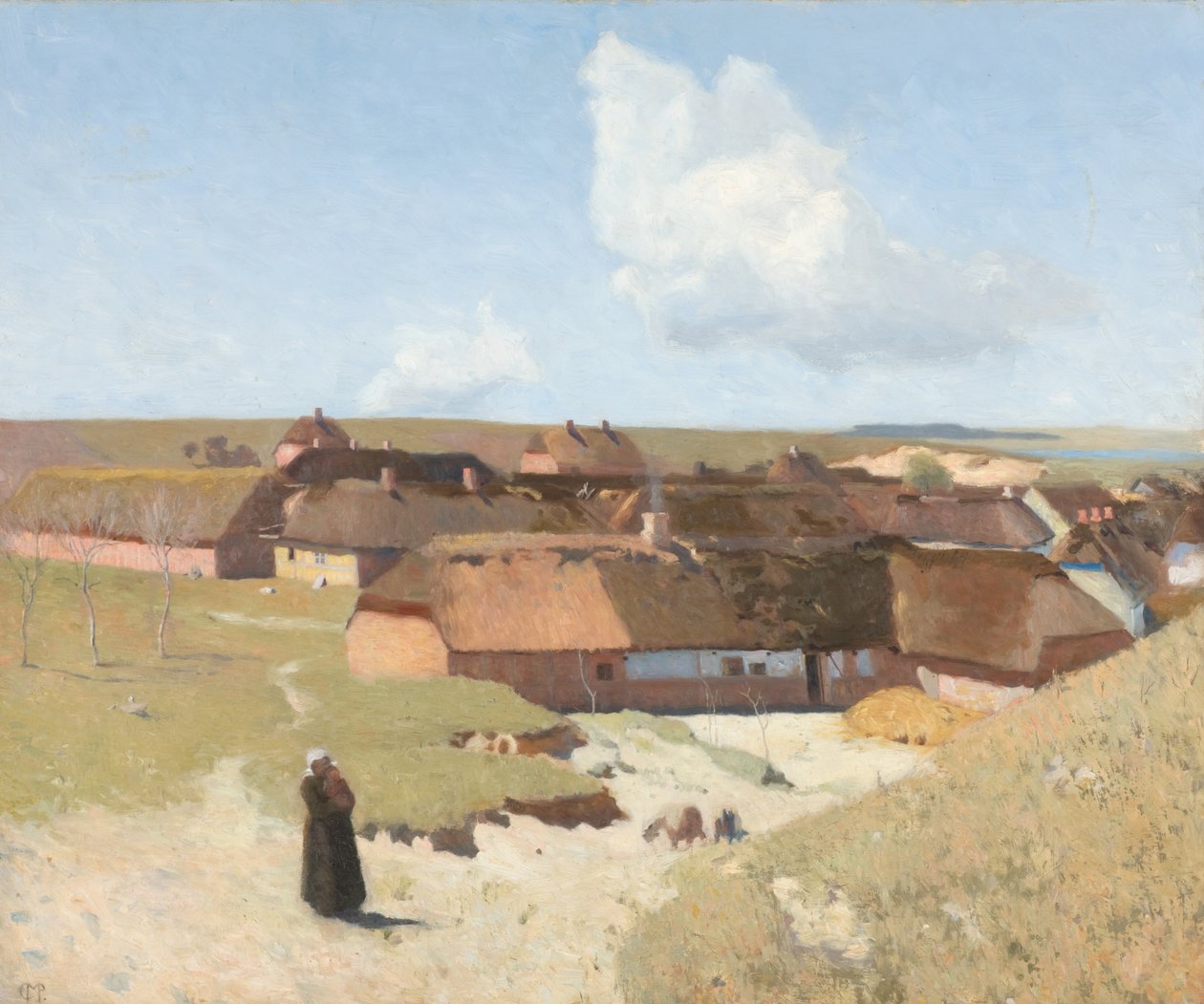 Jysk landskab. Klar dag i maj af Christian Mourier Petersen
