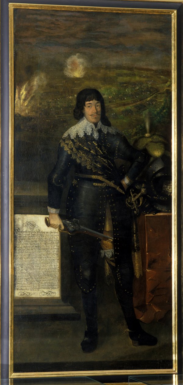 Bernhard, hertug af Weimar, 1630 af Christian Richter