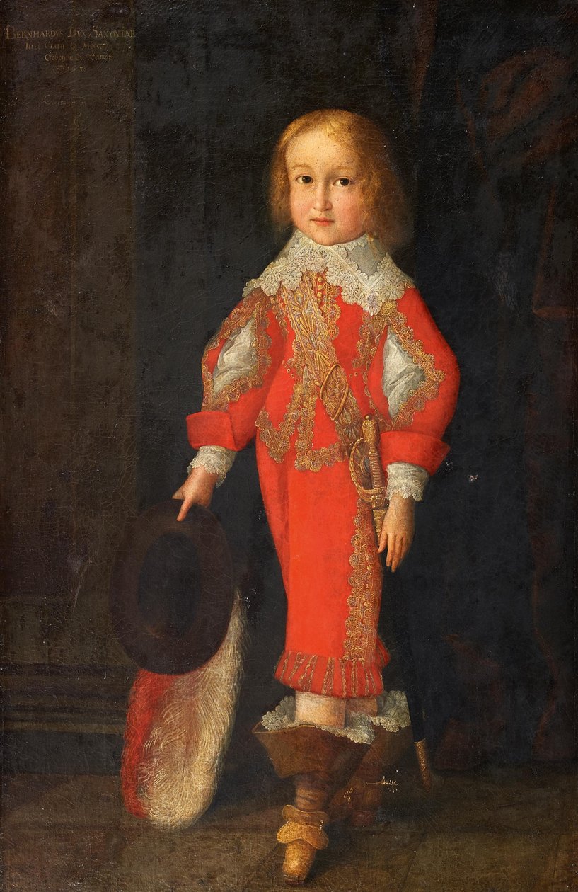 Portræt af Bernhard af Sachsen-Jena (1638-1678) af Christian Richter