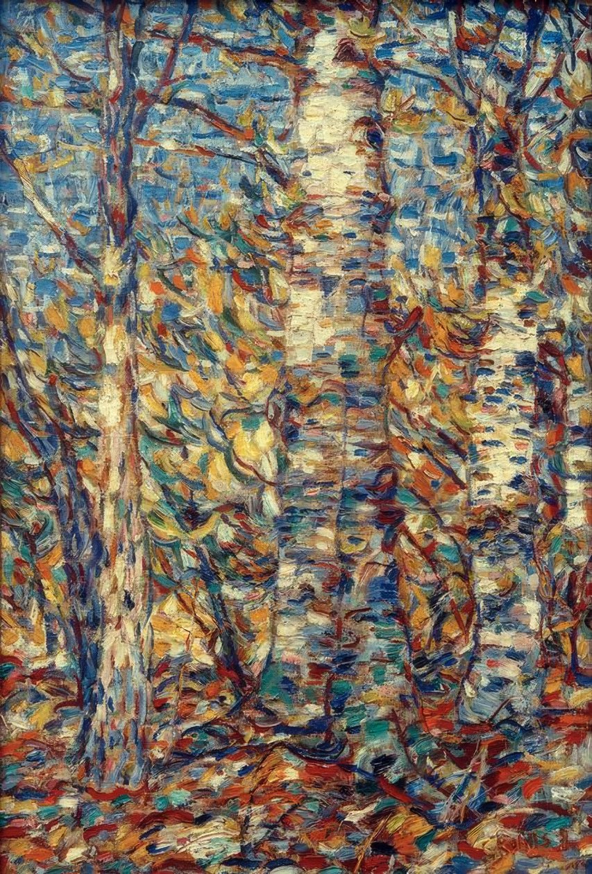 Birkenwald af Christian Rohlfs