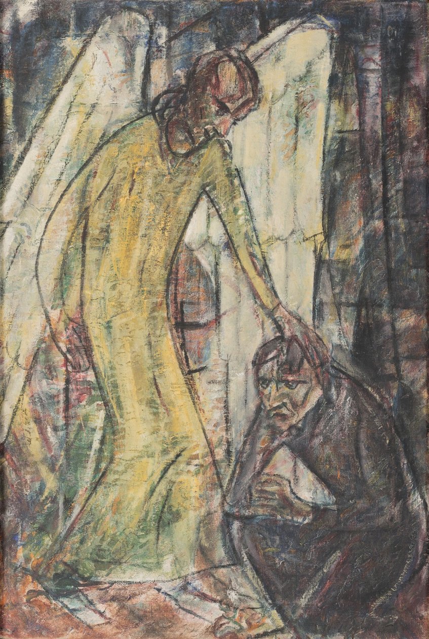 Getsemane / Kristus i Getsemane af Christian Rohlfs