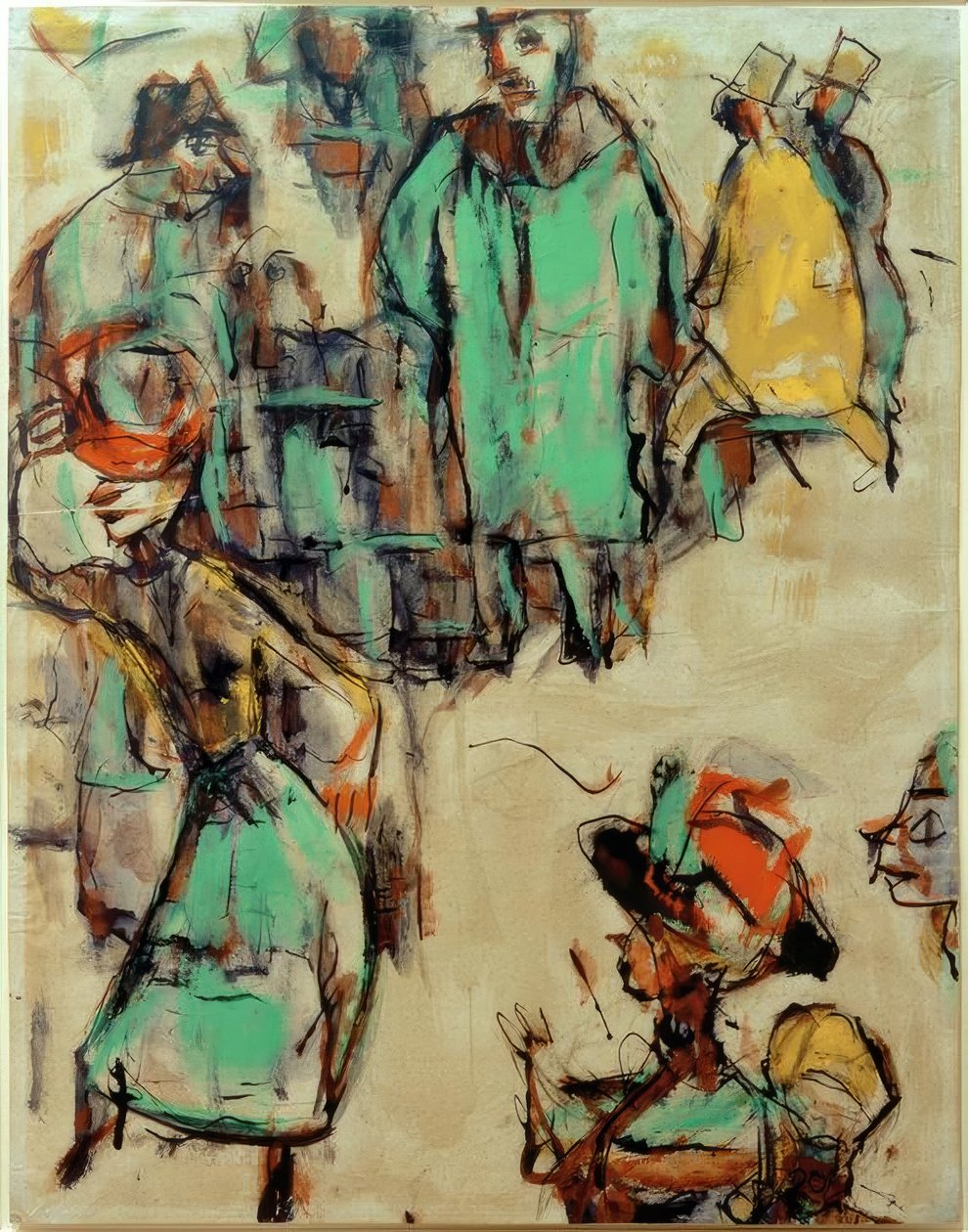Gadebillede af Christian Rohlfs