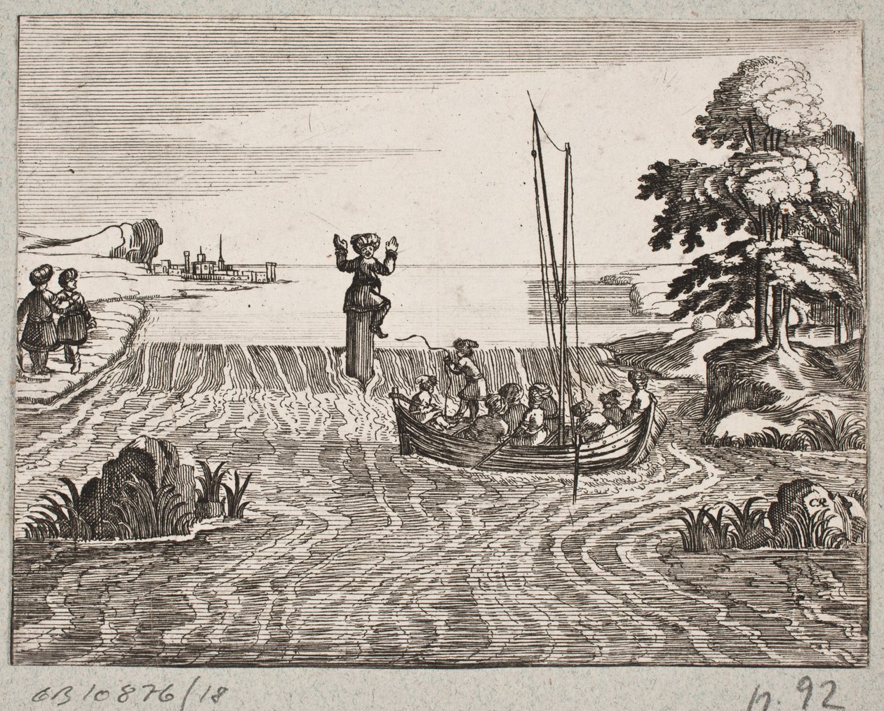 Illustration til Adam Olearius, "Persisk Rosenthal af en genial digter Schich Saadi […]", Slesvig 1660 af Christian Rothgiesser