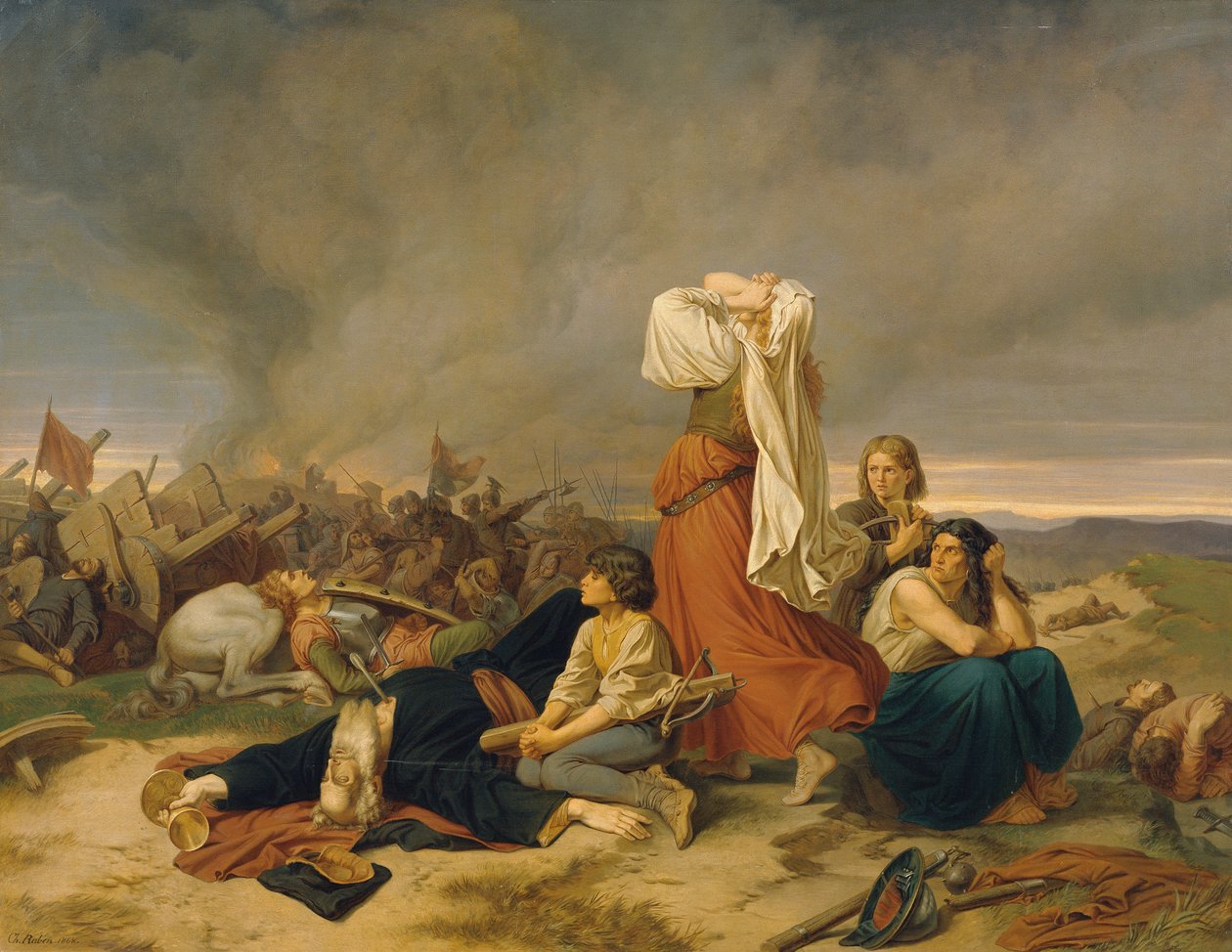 Slaget ved Lipany den 30. maj 1434, 1868. af Christian Ruben
