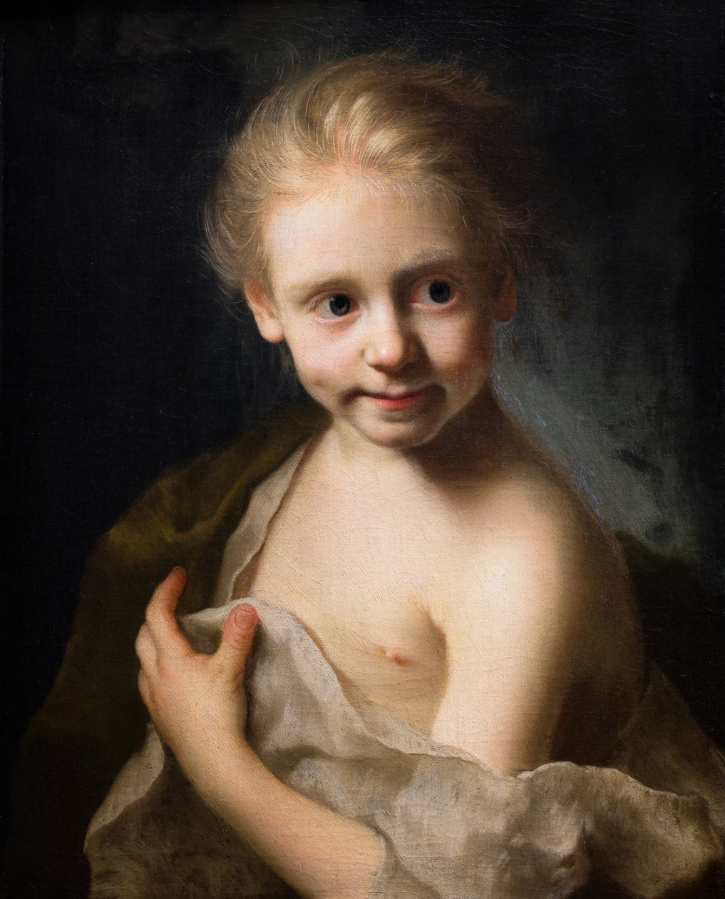 Little blonde girl af Christian Seybold