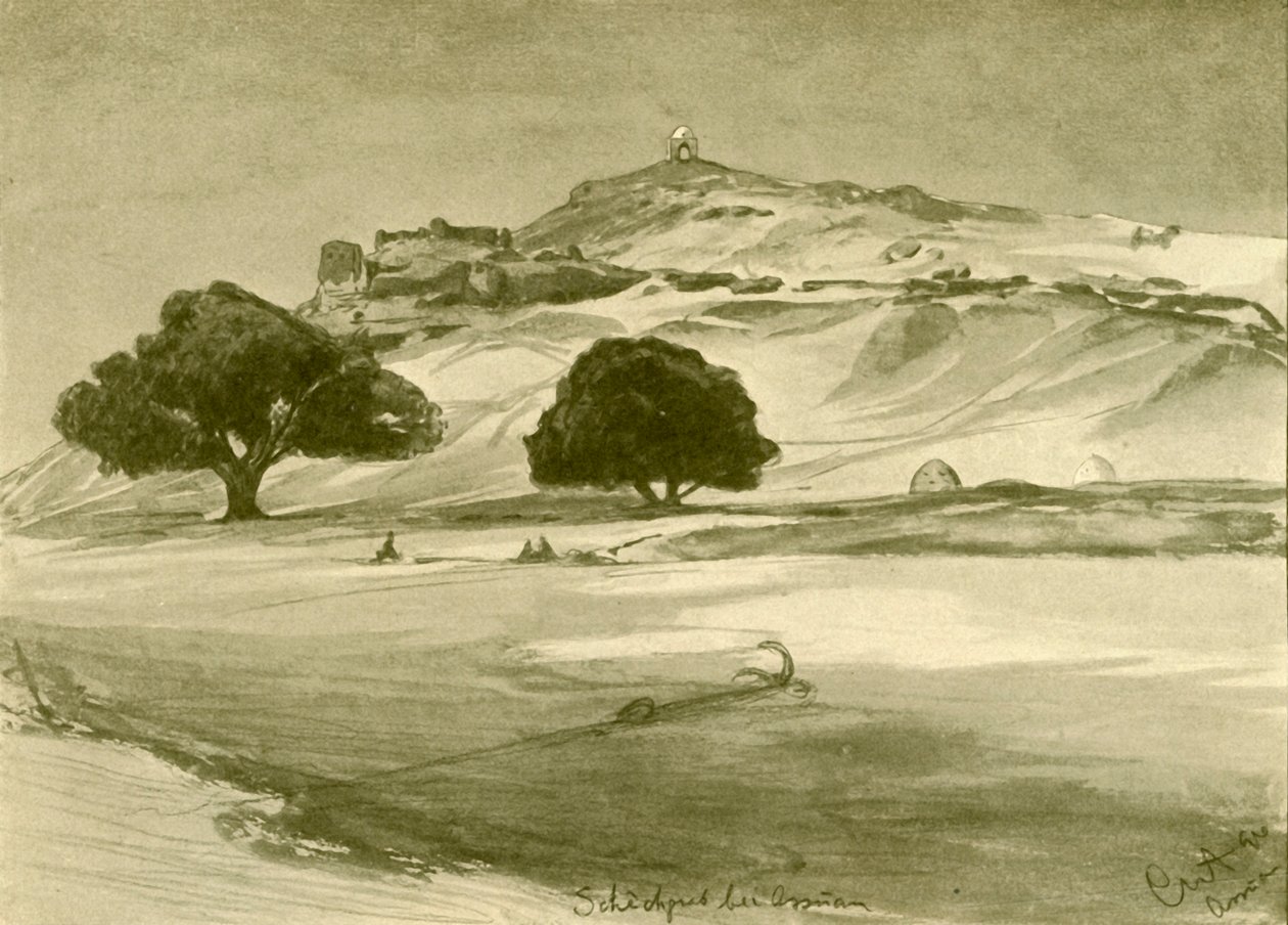 Aswan, Egypten, 1898. af Christian Wilhelm Allers