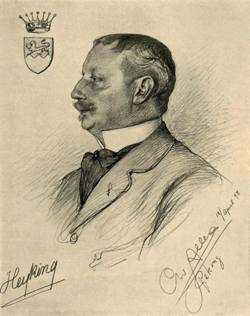 Edmund von Heyking, Peking, 1898. af Christian Wilhelm Allers