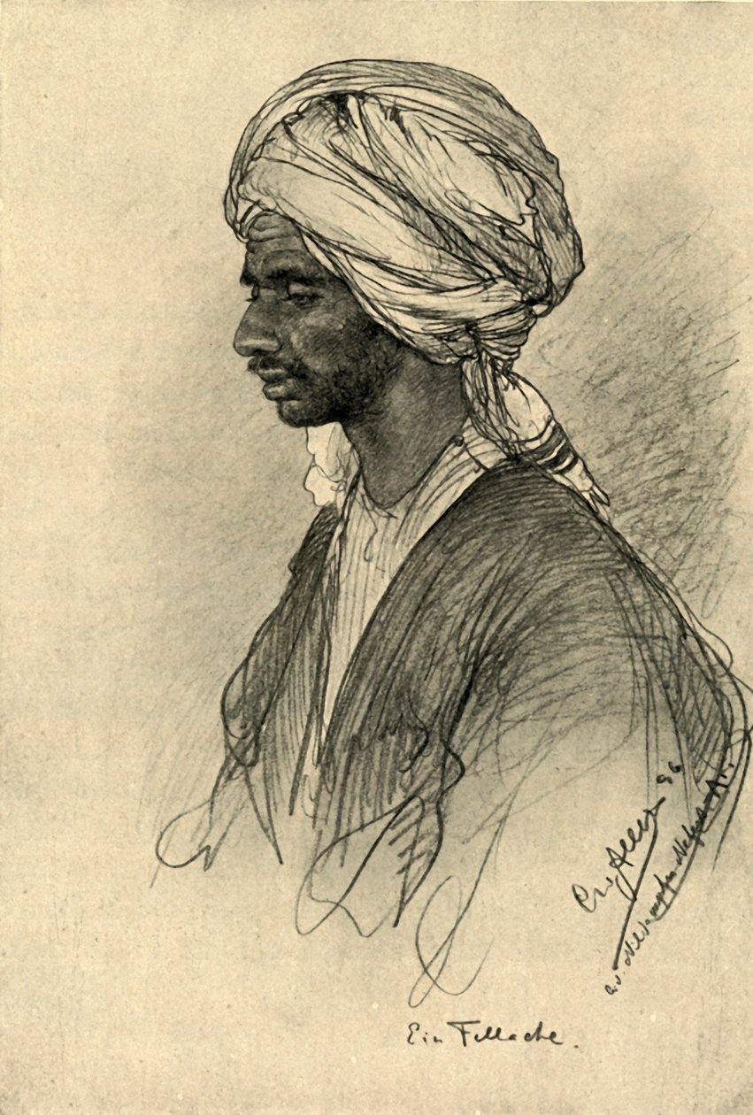 Fellah, Egypten, 1898. af Christian Wilhelm Allers