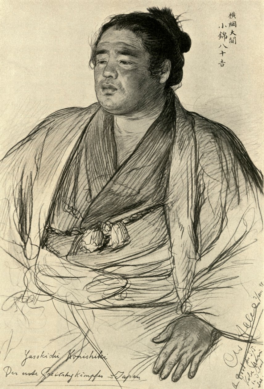 Konishiki Yasokichi, 1898. af Christian Wilhelm Allers