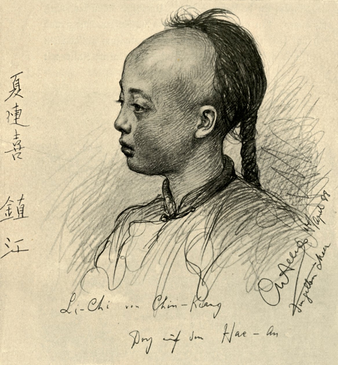 Li-Chi fra Chinkiang, Kina, 1898. af Christian Wilhelm Allers