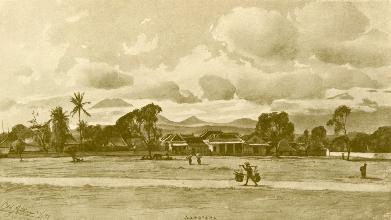 Semarang, Java, 1898. af Christian Wilhelm Allers