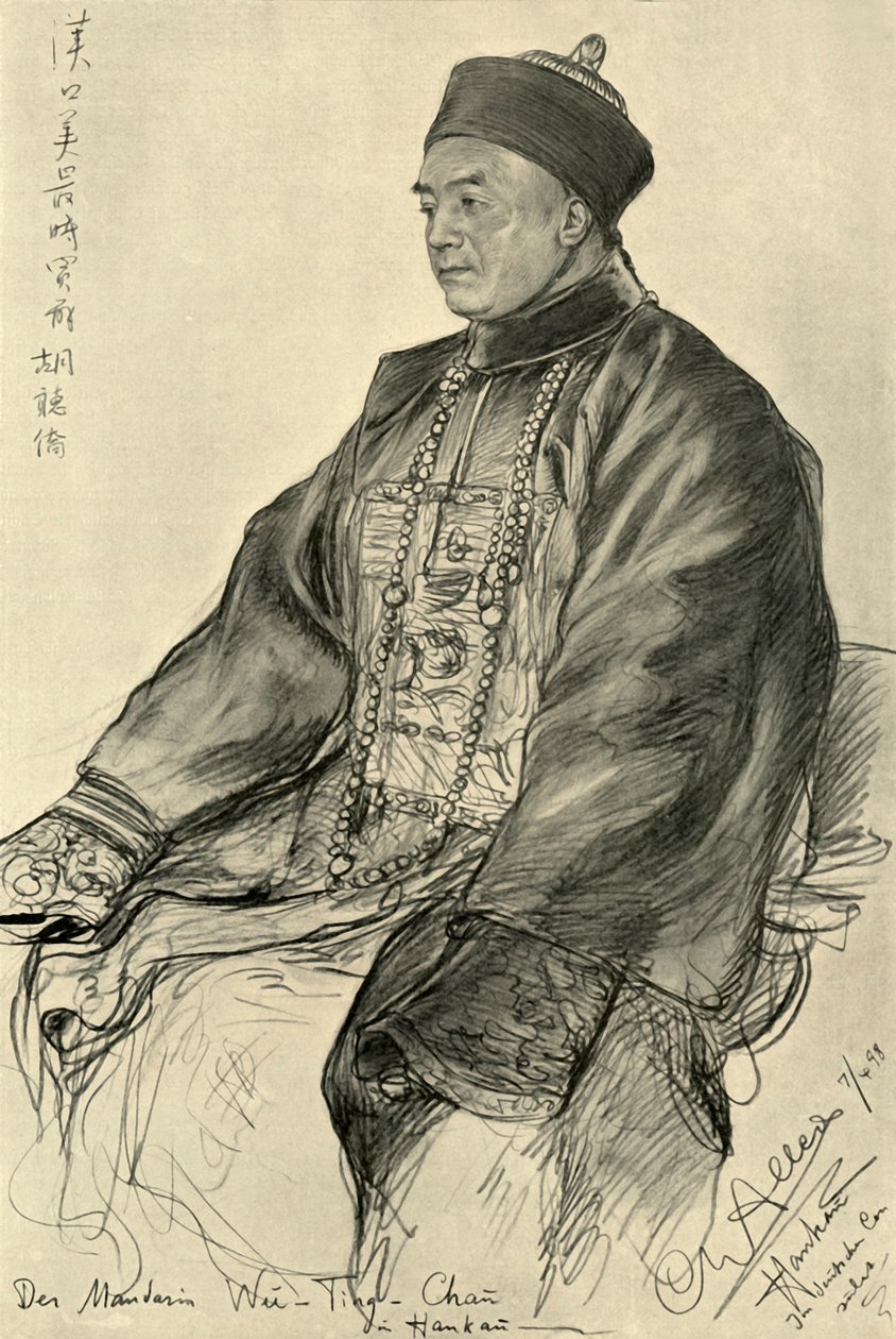 w U-ting-cha U, Mandarin i Hankow, 1898. af Christian Wilhelm Allers