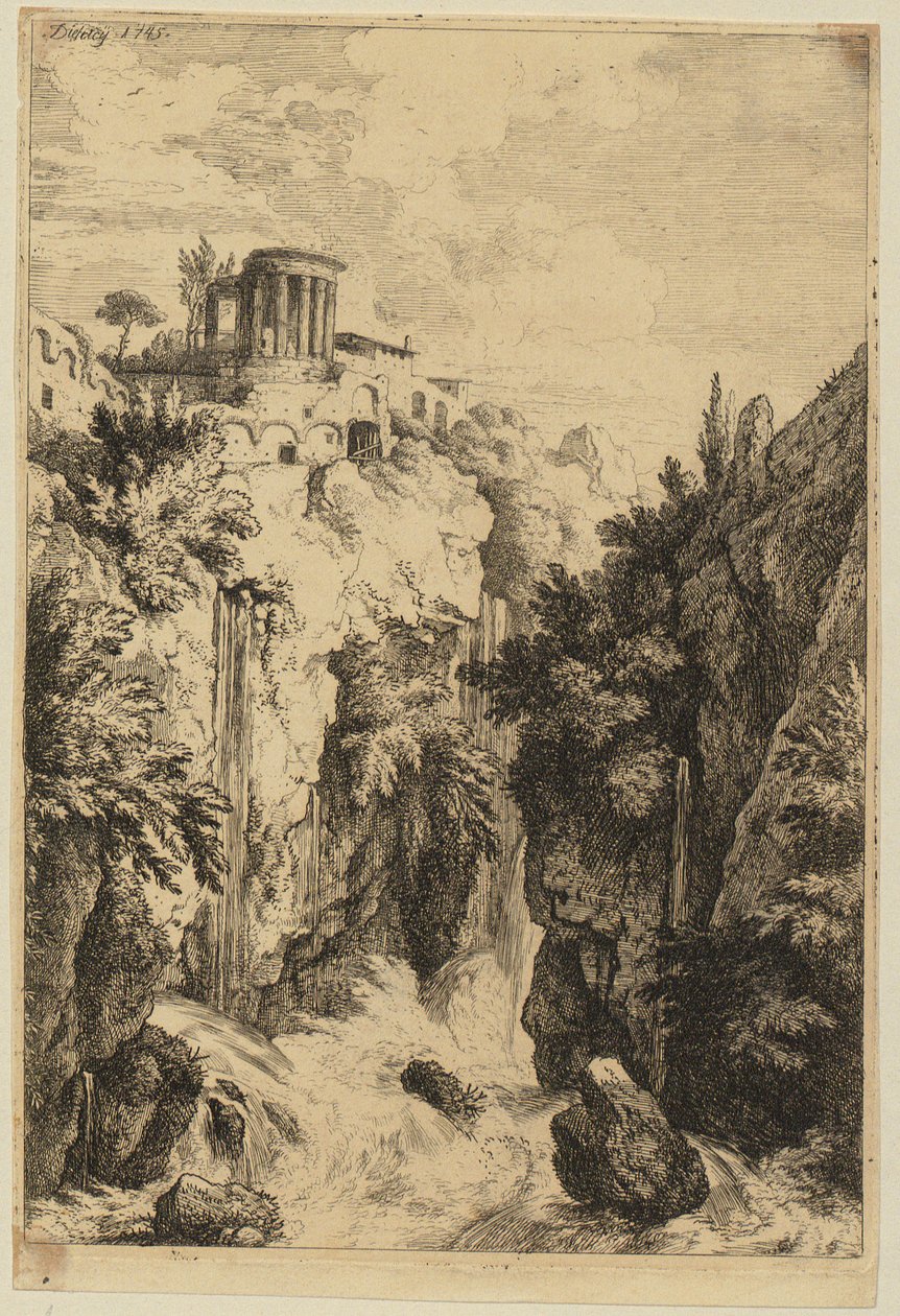Badende piger af Christian Wilhelm Ernst Dietrich