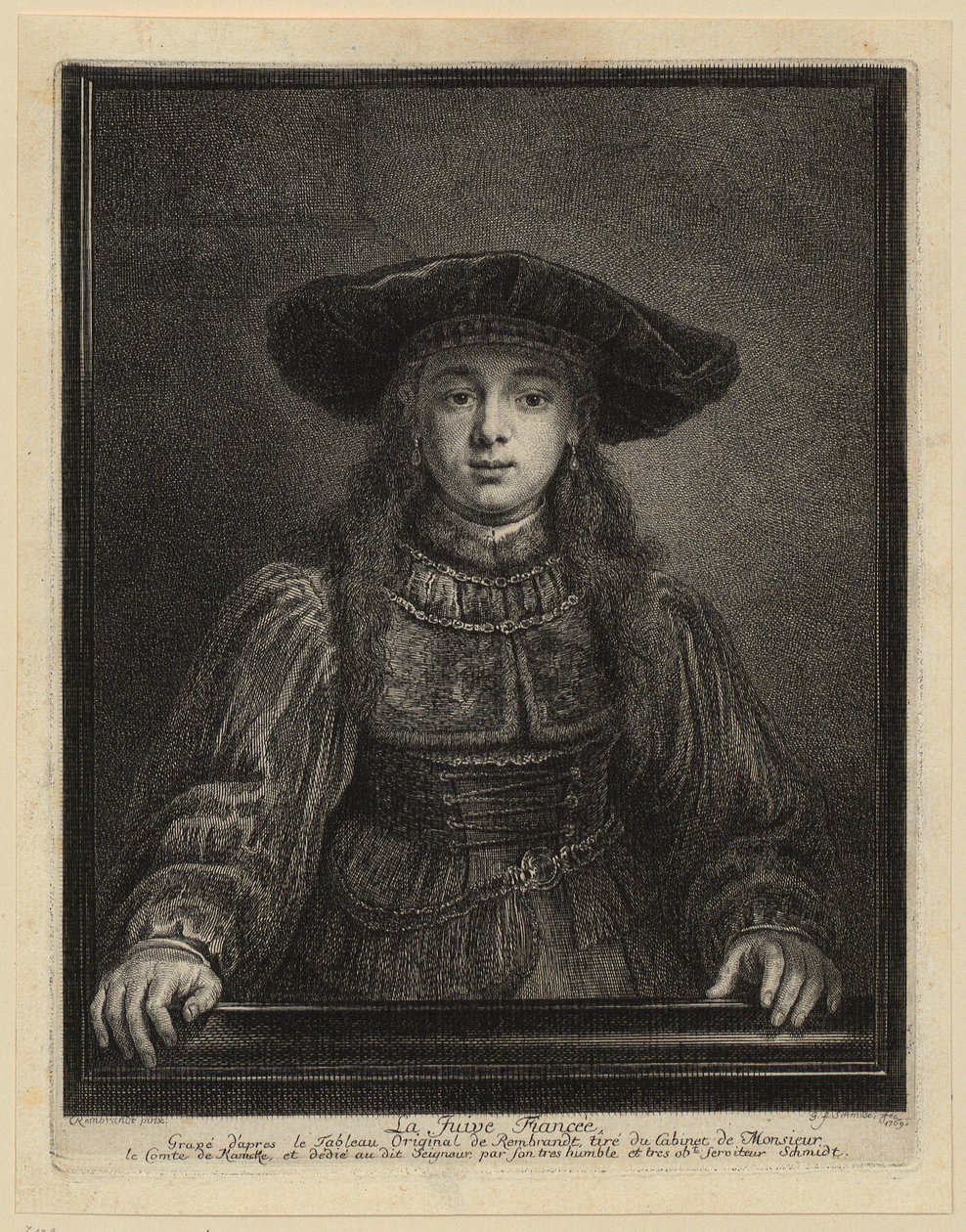 En bjergborgruin af Christian Wilhelm Ernst Dietrich