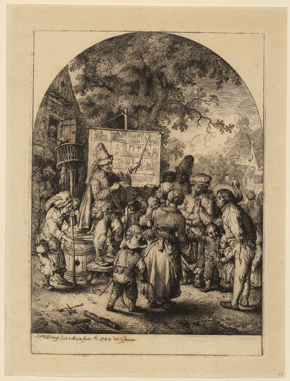 Stor helbredelse af de syge af Christian Wilhelm Ernst Dietrich