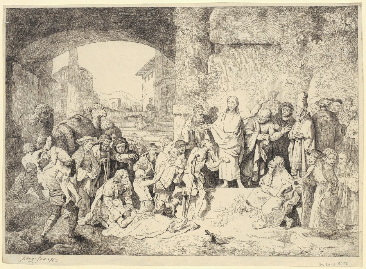 Den store helbredelse af de syge af Christian Wilhelm Ernst Dietrich