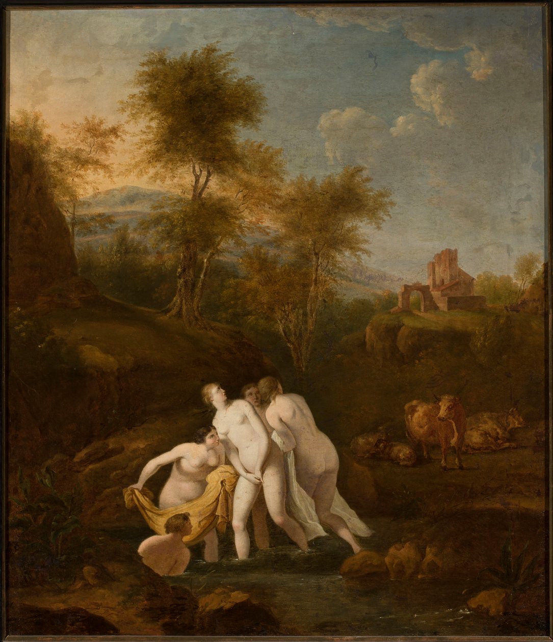 Nymfernes bad af Christian Wilhelm Ernst Dietrich