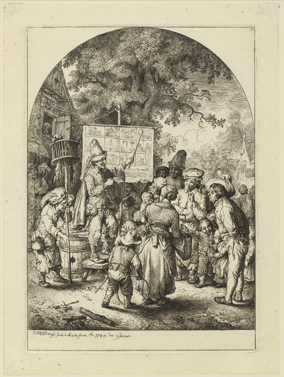 Rottegiftssælger af Christian Wilhelm Ernst Dietrich
