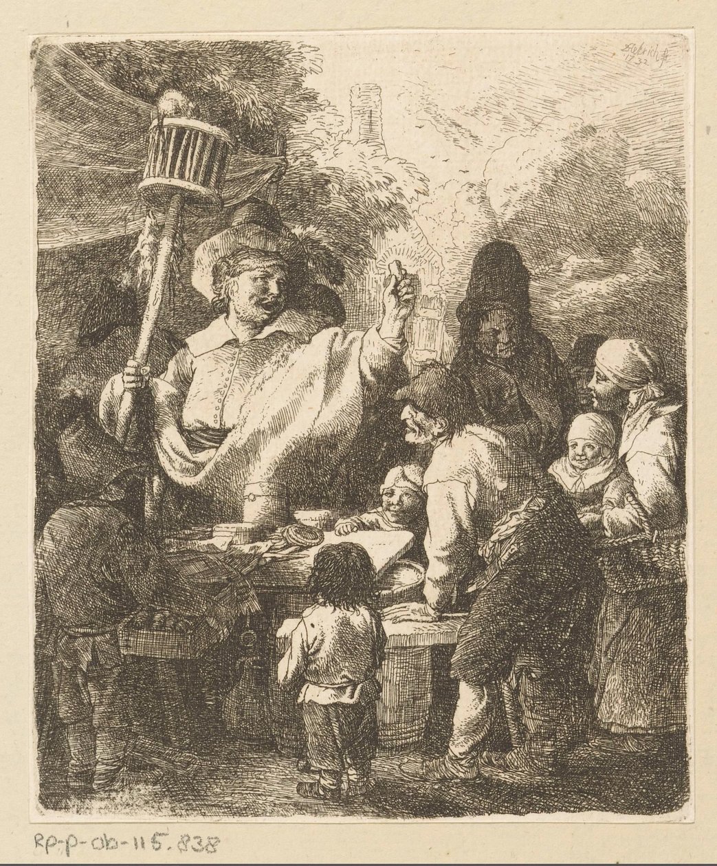 rottegift sælger af Christian Wilhelm Ernst Dietrich