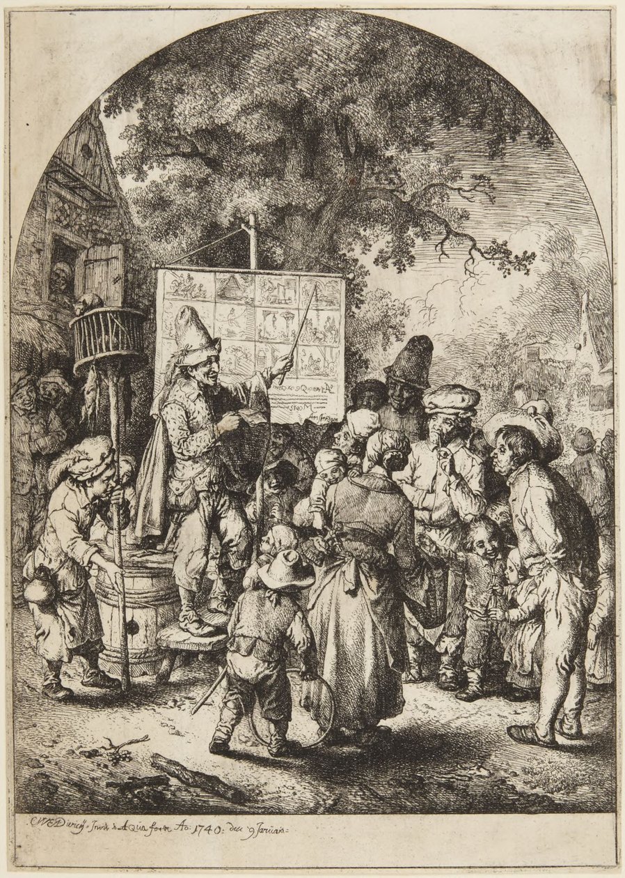 Balladesangeren af Christian Wilhelm Ernst Dietrich