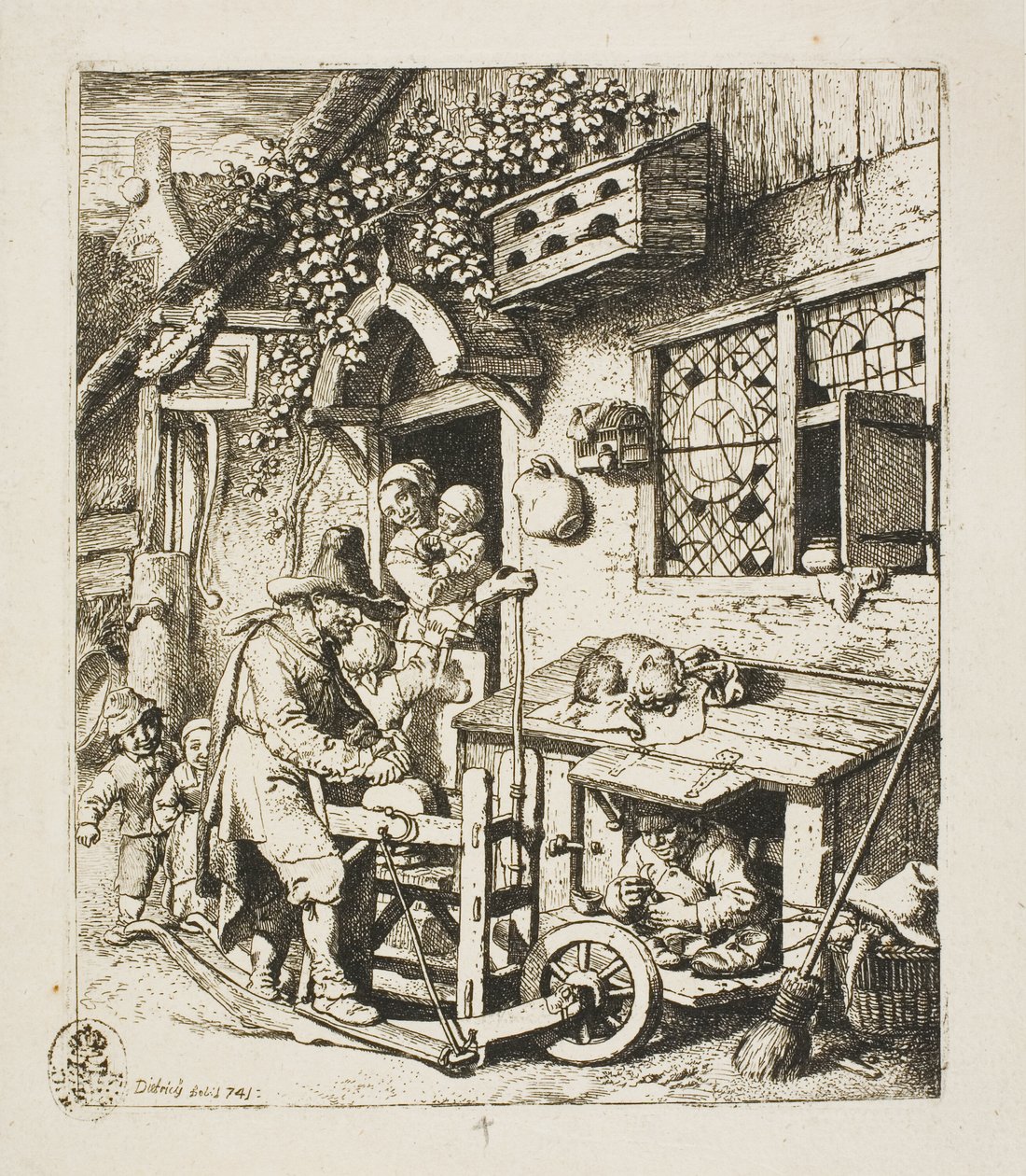 Saks-sliberen af Christian Wilhelm Ernst Dietrich