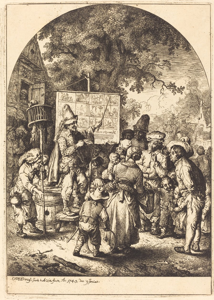 Sangeren på Landsmessen af Christian Wilhelm Ernst Dietrich
