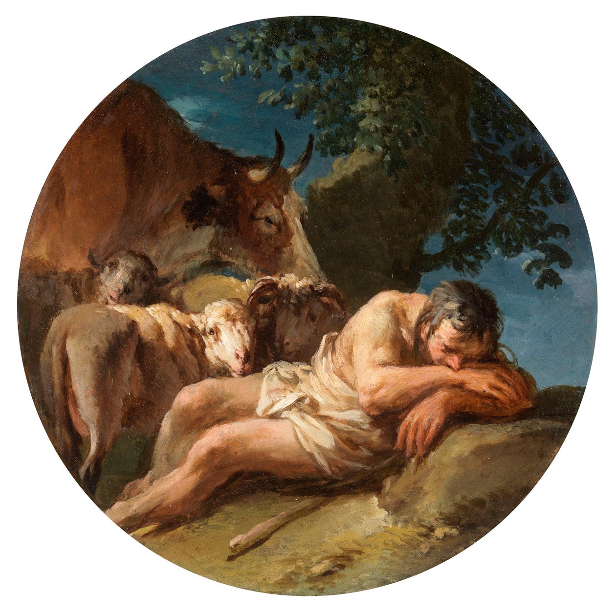 Den sovende hyrde af Christian Wilhelm Ernst Dietrich