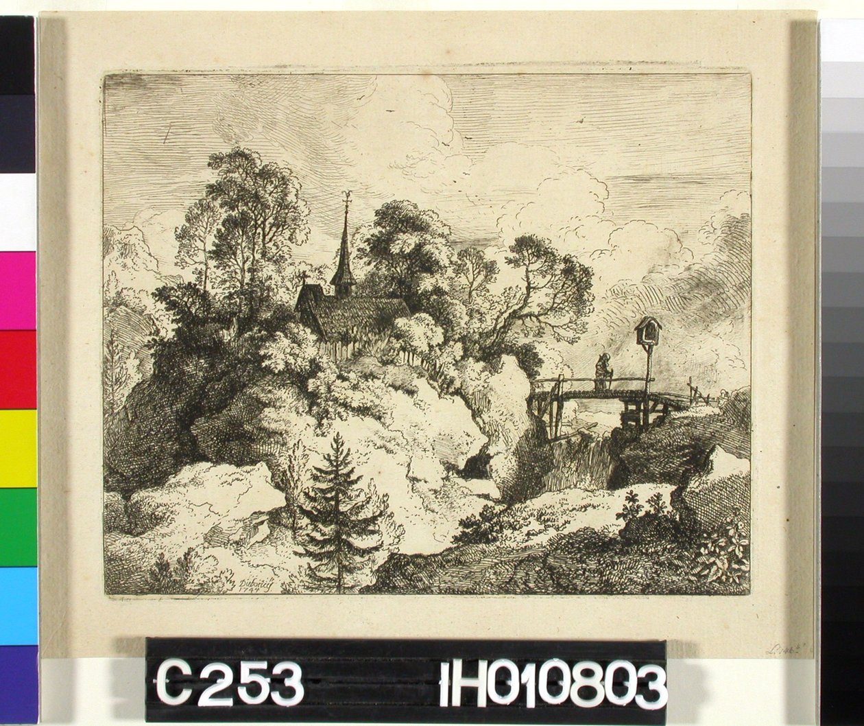 Ohne Titel af Christian Wilhelm Ernst Dietrich