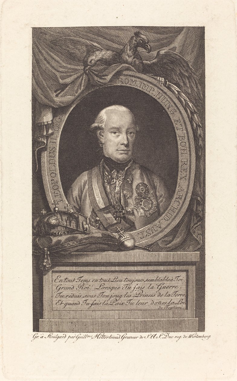 Leopold II, hellig romersk kejser af Christian Wilhelm Ketterlinus