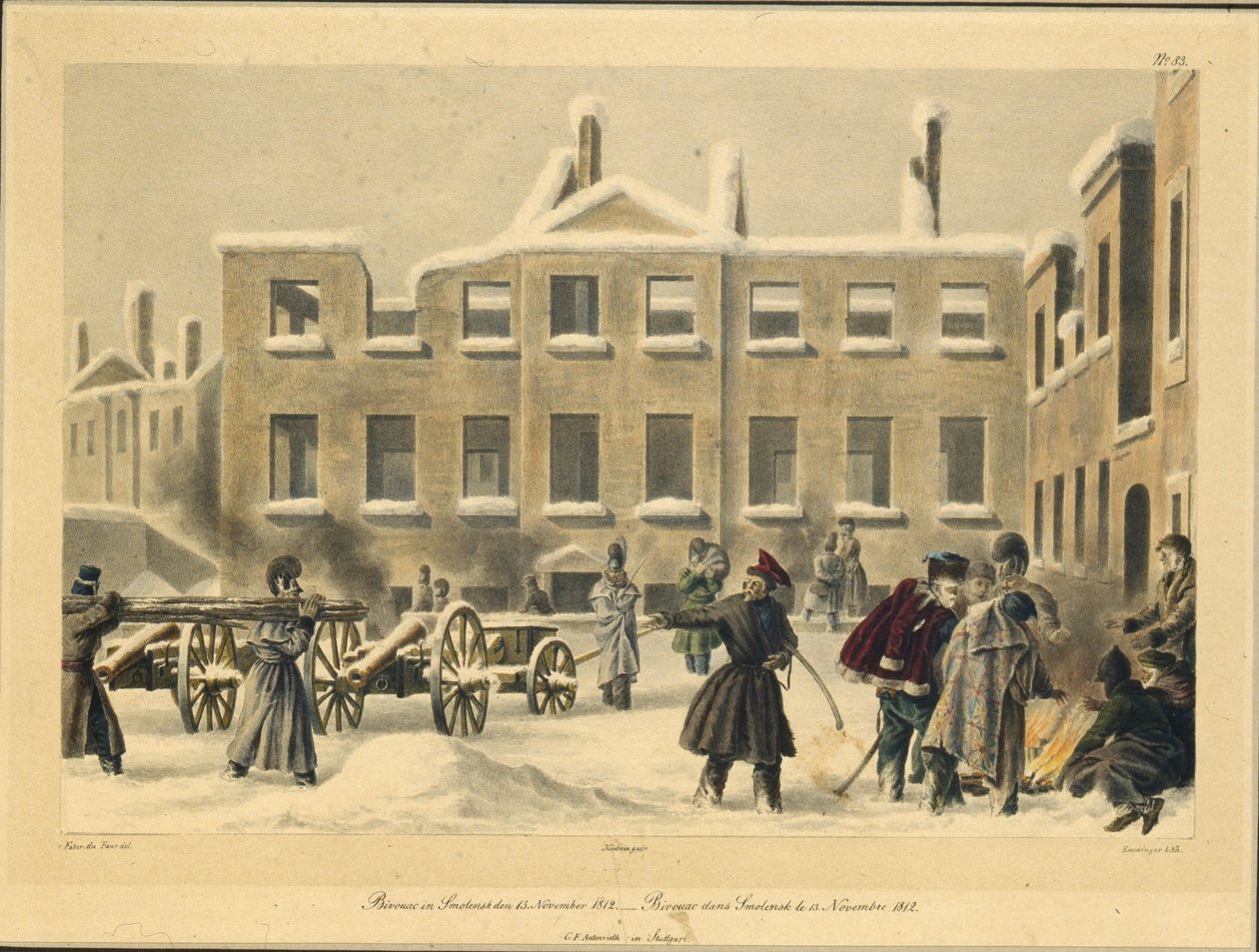 Bivuak i Smolensk den 13. november 1812, 1820
