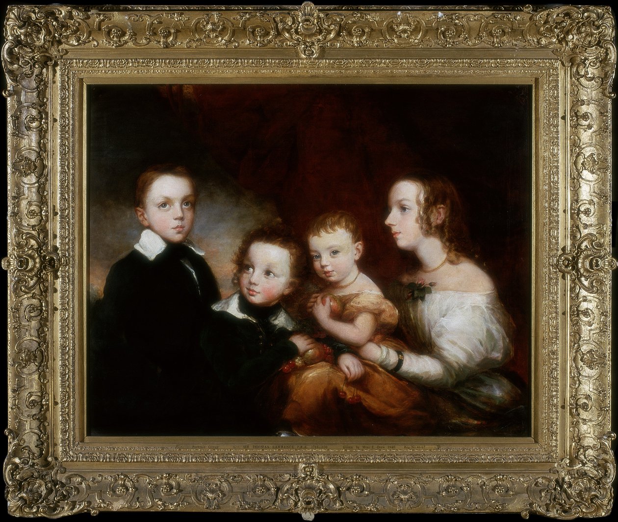 En gruppe børn, ca.1850 af Christina Robertson
