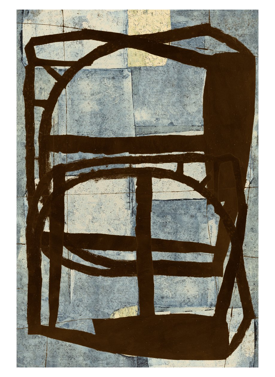 Iron Gate, 2022 (monoprint) af Christina Fedyk