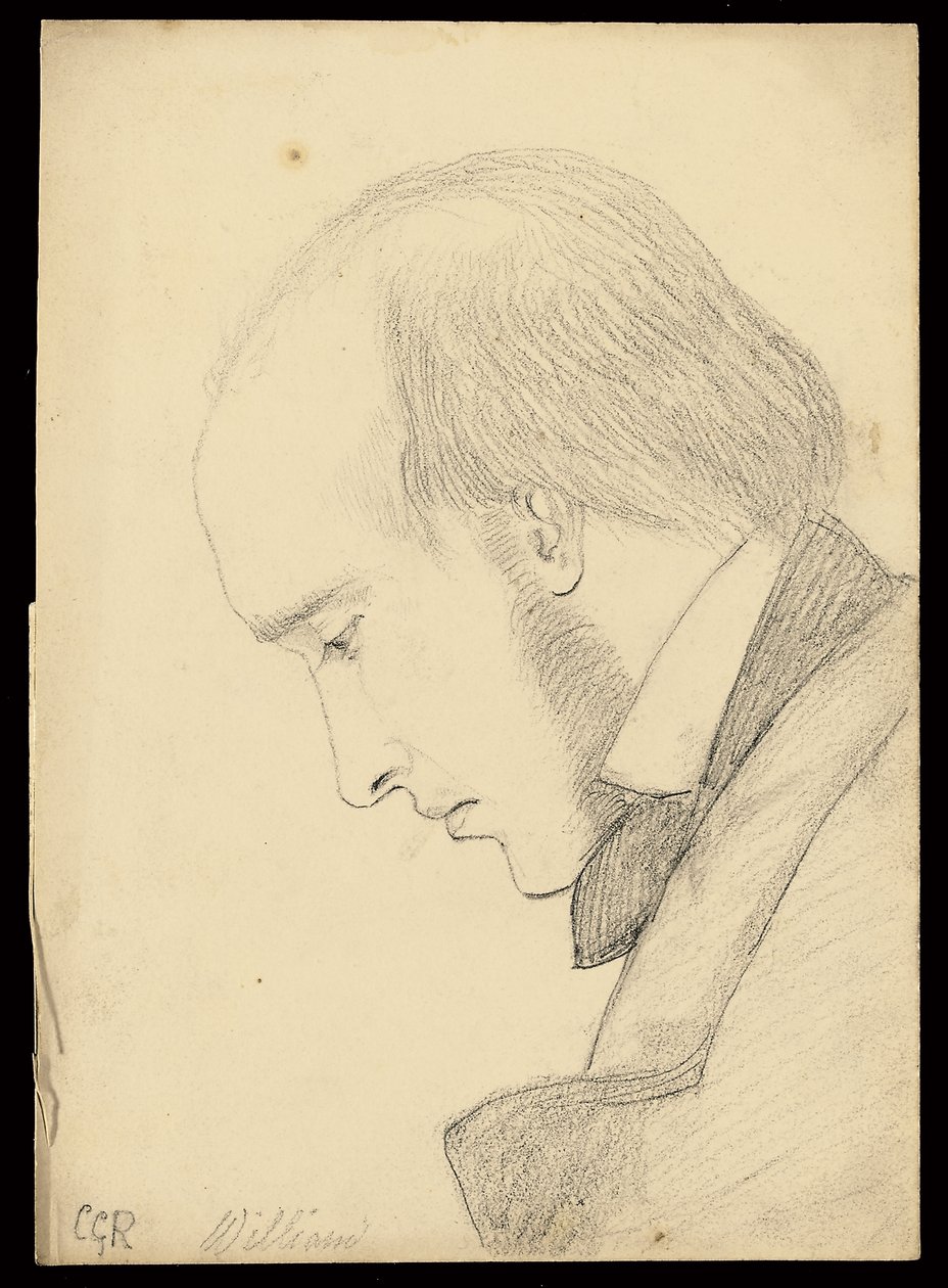 Portræt af William Michael Rossetti af Christina Georgina Rossetti
