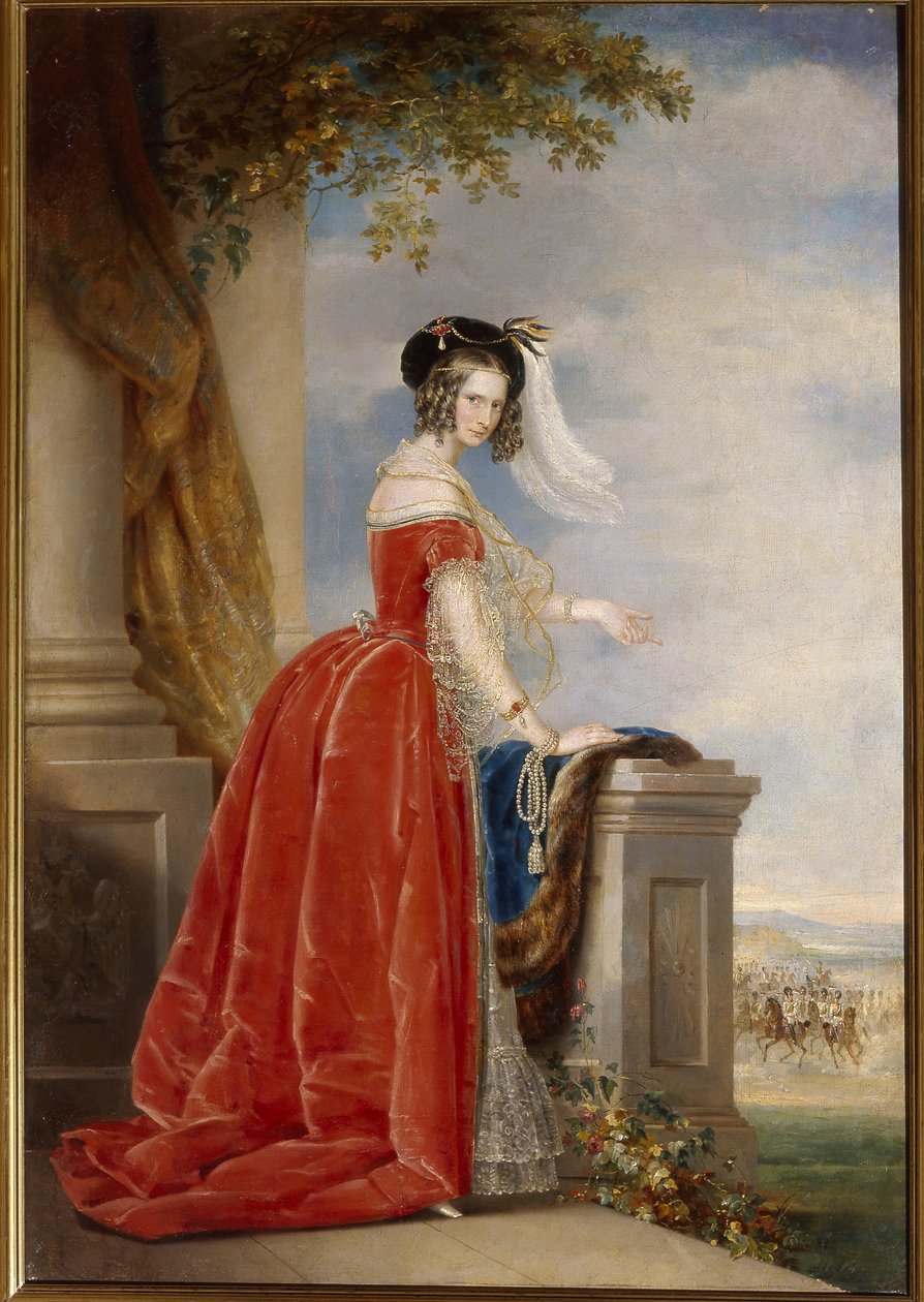 Portræt af kejserinde Alexandra Feodorovna, efter 1840 af Christina Robertson