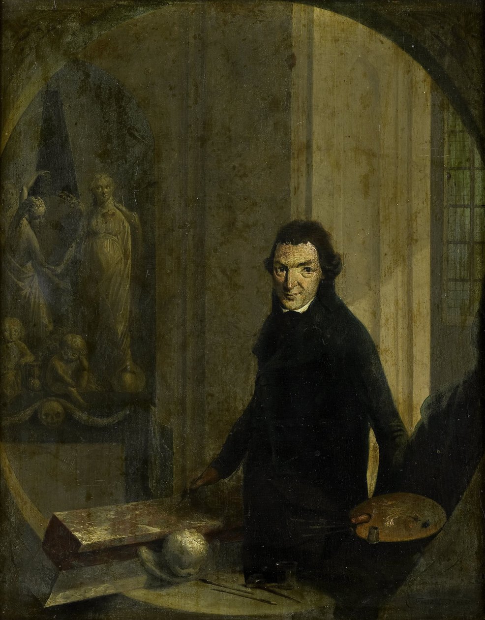Selvportræt af Christoffel Frederik Franck