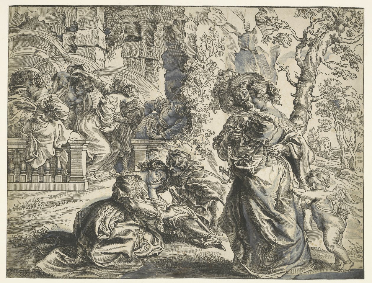 Love Garden (højre blad) af Christoffel Jegher