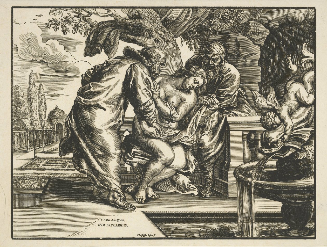 Susanna og de ældste af Christoffel Jegher
