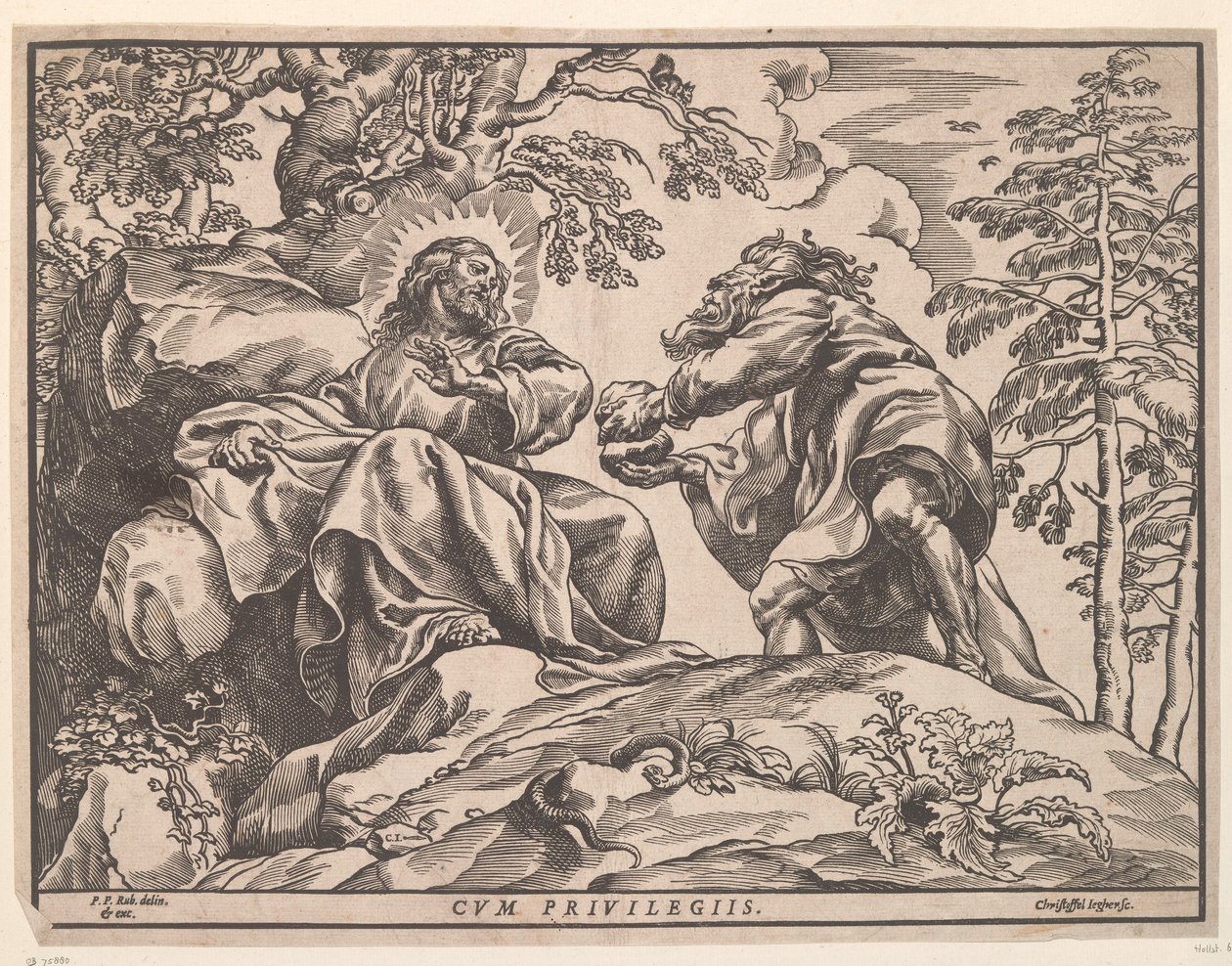Kristi fristelse af Christoffel Jegher