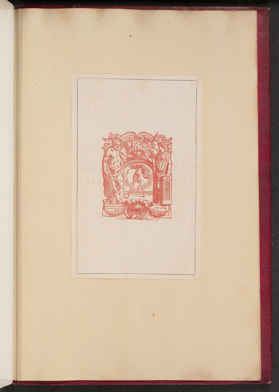 Printerenhed til Plantin-pressen af Christoffel Jegher after Sir Peter Paul Rubens