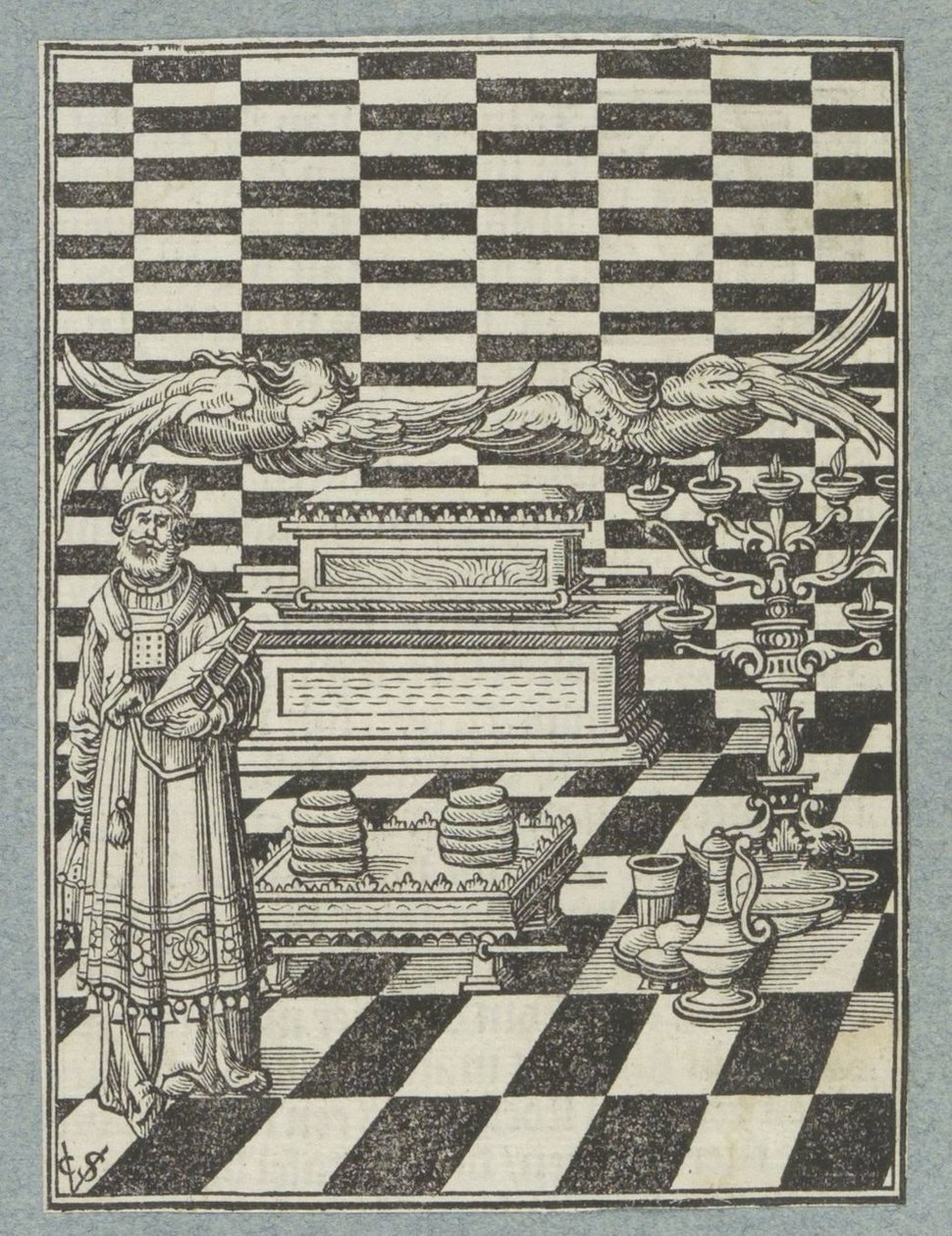 Pagtens Ark og genstande fra Tabernaklet af Christoffel van Sichem (II)