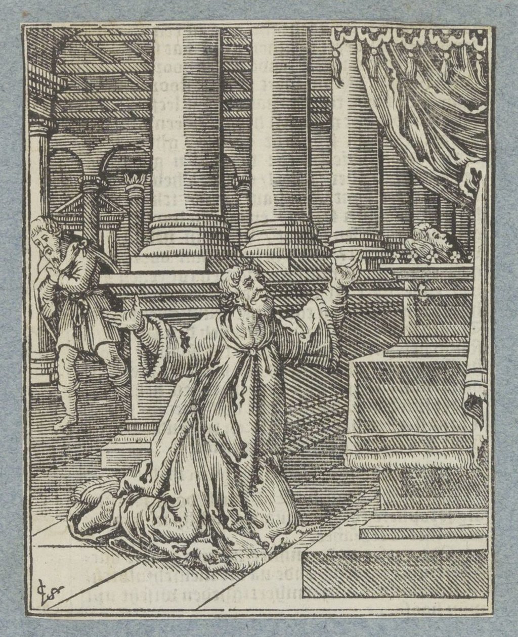 Davids omvendelse og straf af Christoffel van Sichem (II)